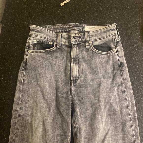 rag & bone grey wash jeans - Picture 2 of 7